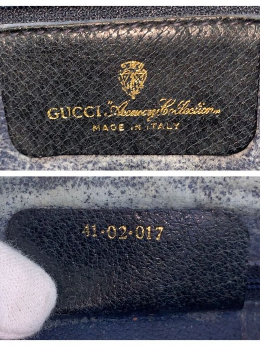 Gucci Vintage Sherry Line Gray GG Supreme Canvas 41 02 017 Clutch Second - Picture 3 of 9